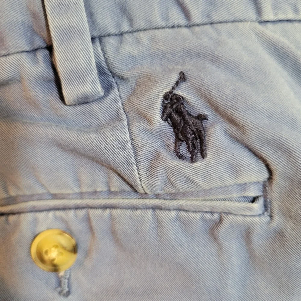 Polo Ralph Lauren Stretch Slim Fit Chino Pants Blue Men's 40x32 Golf Casual